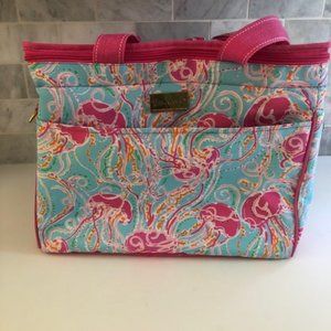 Lilly Pulitzer Jellyfish Insulated Cooler Bag, Excellent Condition